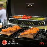 Megamaster Portable Gas Grill with Locking Lid