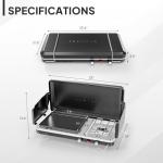 ROVSUN 2-in-1 Portable Camping Stove & Grill