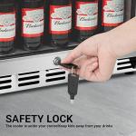 ICEJUNGLE 24-Inch Outdoor Beverage Cooler for 160 Cans