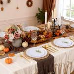 150PCS White and Gold Party Plates and Silverware