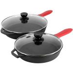13-Piece Pre-Seasoned Cast Iron Skillet Set