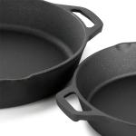 13-Piece Pre-Seasoned Cast Iron Skillet Set