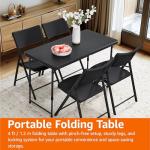 Amazon Basics 4 Ft Portable Folding Dining Table