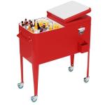 80 Quart Rolling Cooler with Bottle Opener