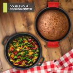 3-in-1 Cast Iron Dutch Oven & Skillet Set