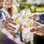 8-Piece Unbreakable Plastic Drinking Glass Set