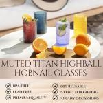 Khen Shatterproof Highball Glasses Set of 6