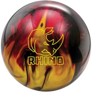 Brunswick Rhino Bowling Ball - Red/Black/Gold, 15 lb