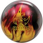 Brunswick Rhino Bowling Ball - Red/Black/Gold, 15 lb