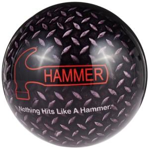 Hammer Diamond Plate Bowling Ball 14lbs - Grey/Black