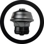 MOTIV Nebula Bowling Ball - Medium Oil, Black Pearl