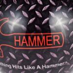 Hammer Diamond Plate Bowling Ball 14lbs - Grey/Black