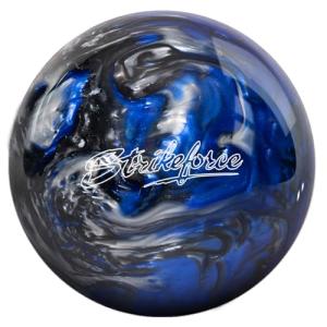 KR Strikeforce 14lb Blue/Black/Silver Undrilled Bowling Ball