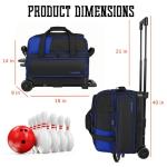 LARIPOP 2-Ball Wheeled Bowling Bag with Handle