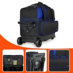 LARIPOP 2-Ball Wheeled Bowling Bag with Handle