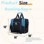Single Bowling Ball Bag with Padded Holder