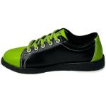 Pyramid Youth Skull Black/Green Bowling Shoes Size 1