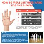 FURBBION Bowling Gloves with Wrist Support - Right M