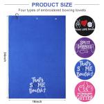 Funny Embroidered Bowling Towels - 4 Pack