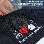 Funny Embroidered Bowling Towels - 4 Pack