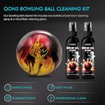 Bowling Ball Cleaner Spray with Towel Set