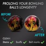 Bowling Ball Cleaner Spray with Towel Set