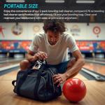 Bowling Ball Cleaner Spray with Towel Set