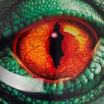 Brunswick Lizard Glow Viz-A-Ball Bowling Ball 12lbs