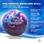KR Strikeforce Purple/Royal/Silver 12lb Bowling Ball