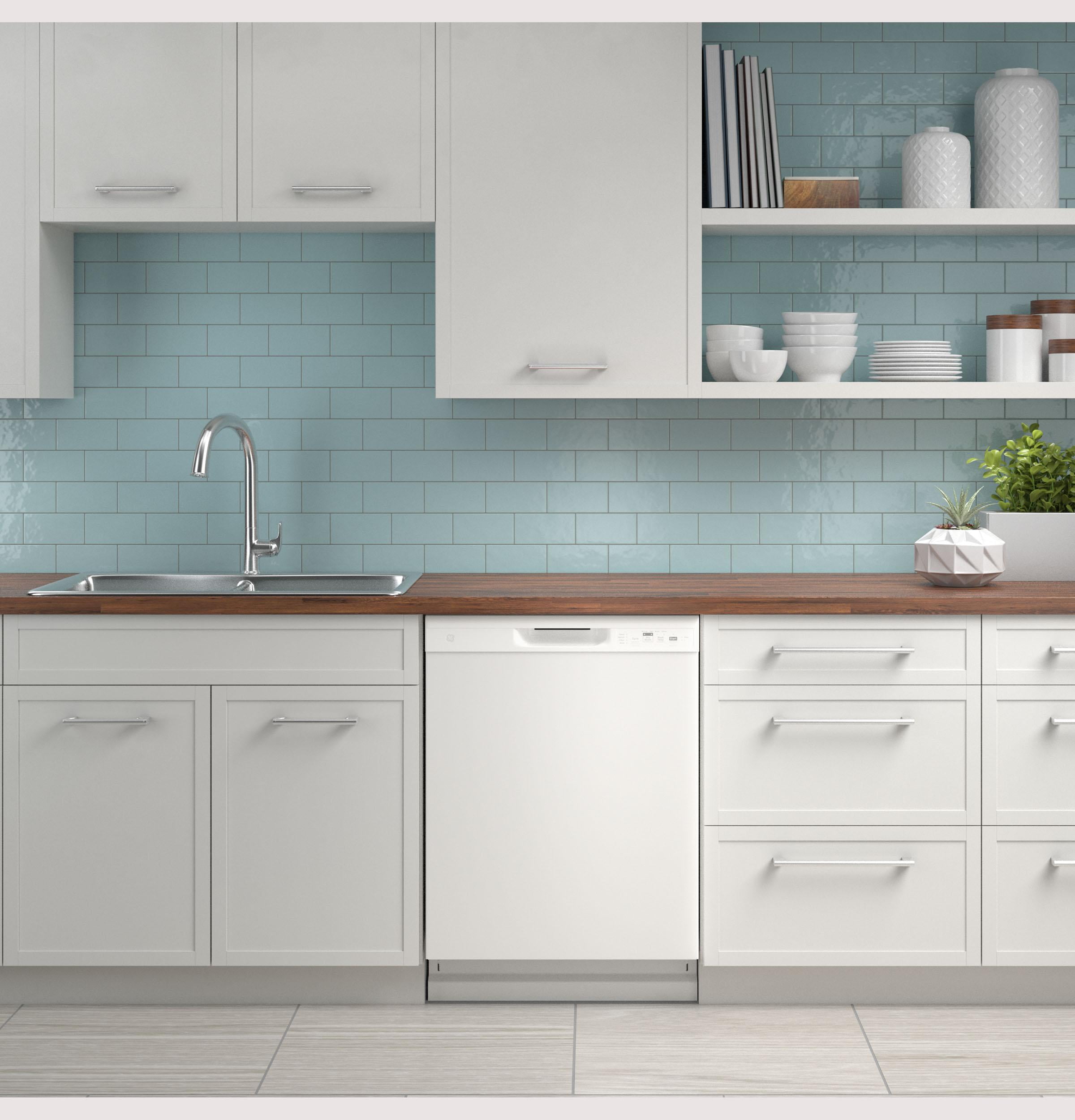 GE 24" Front Control Dishwasher for 14 Place Settings