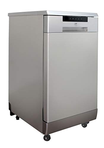 SPT 18" Portable Stainless Steel Dishwasher with 6 Wash Programs