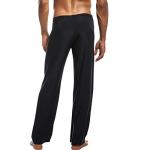 Men's Black Mesh Yoga Pants for Workouts
