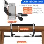 Adjustable Heavy-Duty Doorway Pull Up Bar