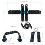 TOMSHOO AB Wheel Roller Fitness Kit for Home