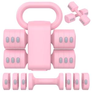 Adjustable 2-in-1 Dumbbell and Kettlebell Set