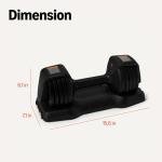 Adjustable 25 lb Dumbbell with 5 Weights