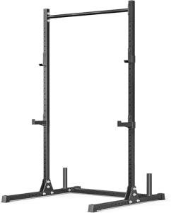 Adjustable Squat Rack and Pull-Up Bar for Home
