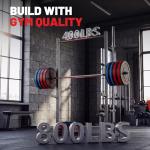 Adjustable Squat Rack and Pull-Up Bar for Home