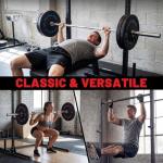 Adjustable Squat Rack and Pull-Up Bar for Home