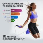 Adjustable Speed Jump Rope with Calorie Counter