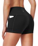 High Waist Yoga Shorts with Pockets for Women