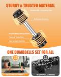 Uboway Adjustable Dumbbell Set with Storage Tray