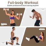 Adjustable Dumbbell Set with 6 Weight Levels