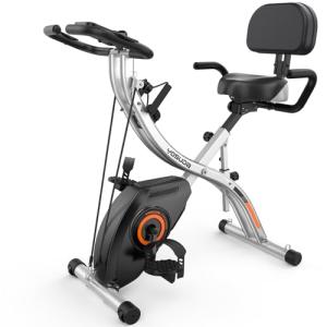 YOSUDA 5-in-1 Folding Exercise Bike for Home Gym