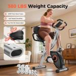 YOSUDA 5-in-1 Folding Exercise Bike for Home Gym