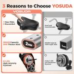 YOSUDA 5-in-1 Folding Exercise Bike for Home Gym