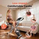 YOSUDA 5-in-1 Folding Exercise Bike for Home Gym