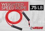 Lifeline Fitness Adjustable Weighted Jump Rope