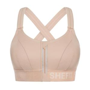 SHEFIT High-Impact Adjustable Zip Front Sports Bra