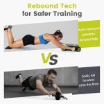 Wonder Core Slide Fit Ab Roller Wheel with Support